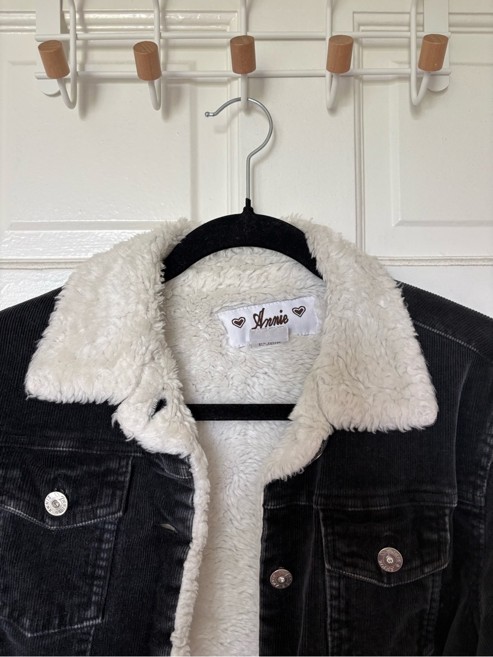 Annie Sherpa-Lined Charcoal Jacket - Picture 3 of 7